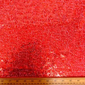 Sequin Blitz Fabric red