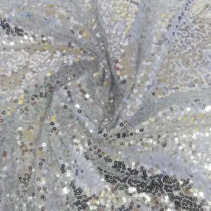 Sequin Blitz Fabric silver