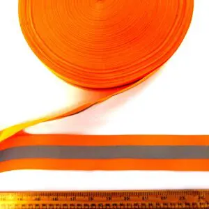 Reflective High Vis Tape 5cm Wide Fluroescent Orange