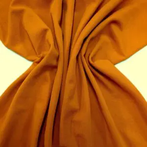 Scuba Jersey Fabric Twill Finish Gingerbread