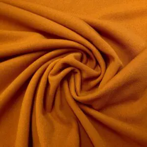 Scuba Jersey Fabric Twill Finish Gingerbread