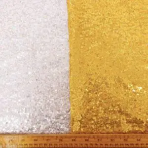 Sequin Fabric Blitz Hologram Evening Wear