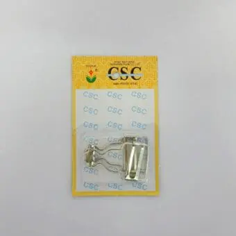 Dungaree Clips Silver