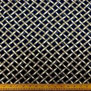 Satin Fabric Slinky Straps Black Tan