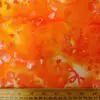 Batik Fabric Cotton Hand Printed Haiti Orange