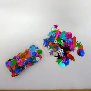 Sequin Packs Assorted Shapes Multi Coloured