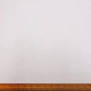 Towelling Fabric 2 Way Stretch White
