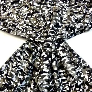 Cotton Fabric Skinny Camouflage urban grey