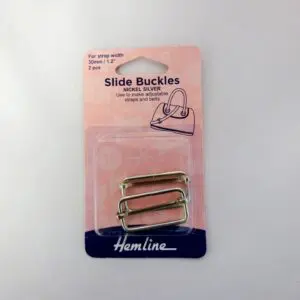 Bag Slide Buckles 30mm Silver