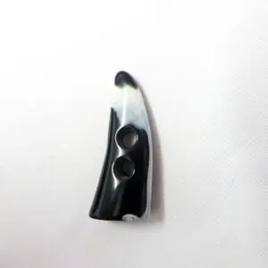 Toggle Buttons Imitation Bone Black White