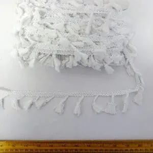 Tassel Fringe White