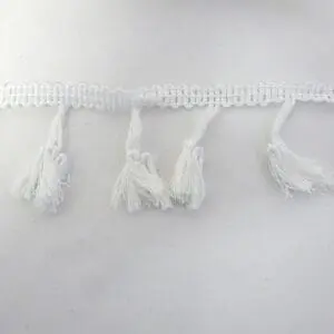 Tassel Fringe White
