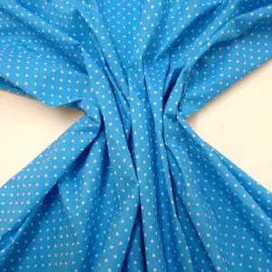 Polyester Cotton Fabric Zot Spot bright pink