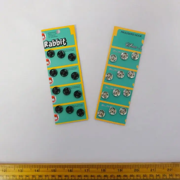 11mm Snap Fasteners Size 3