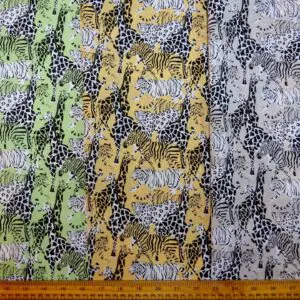 Polyester Cotton Fabric Jimmy Giraffe