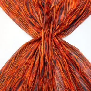 Mesh Stretch Netting Fabric Mars Copper Red