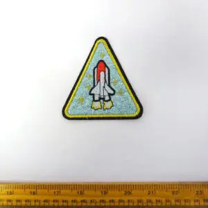 Sew On Motif Space Rocket Triangle