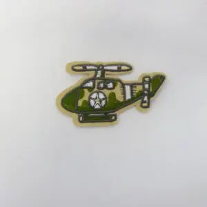 Sew On Motif Army Helicopter