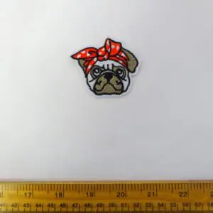 Sew On Motif Dog With Bandana