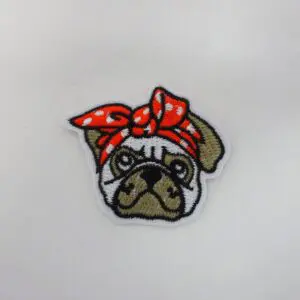 Sew On Motif Dog With Bandana