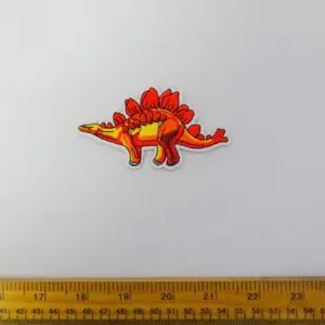 Sew On Motif Dinosaur Orange