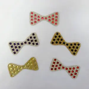 Diamante Jewel Motif Bow
