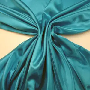 Silky Satin Fabric turquoise
