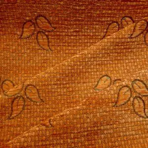 Curtain Fabric Upholstery Chenille Squirrel Leaf Nutmeg Brown