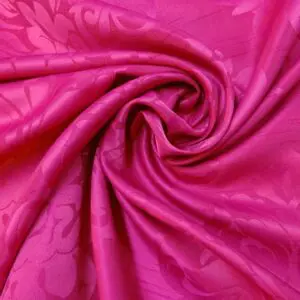 Curtain Fabric Satin Finish Georgian Fleur De Lys