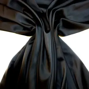 Satin Fabric Heavy Duchess Black
