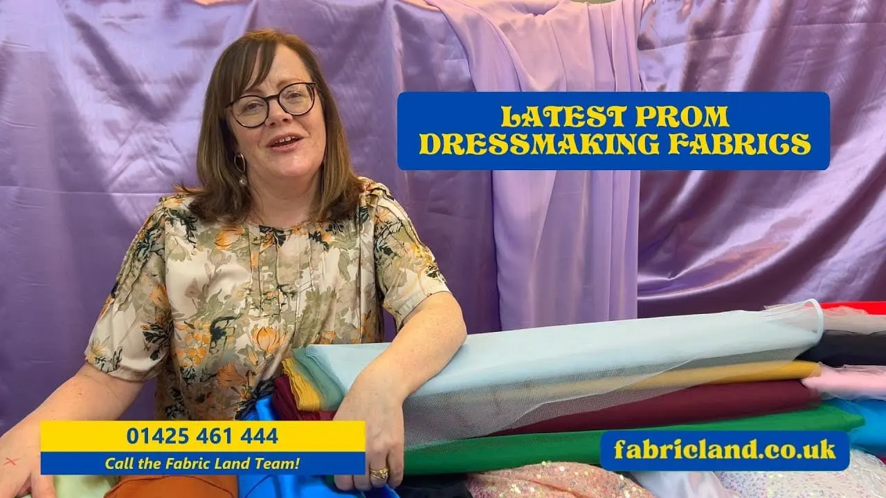 Get inspired with the latest Prom Dressmaking fabrics