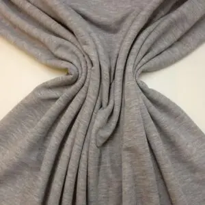 Track Suiting Fabric Sweat Shirting Grey Marl Salt Mash