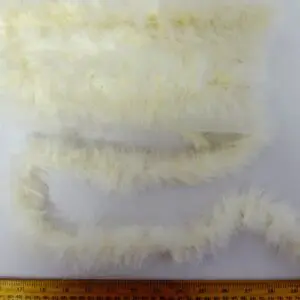 Plain Marabou Feather Trim cream