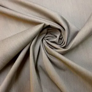 Suiting Fabric Skinny Stripe Grey Chalk