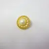 Buttons 25mm Pearl Gold Centre