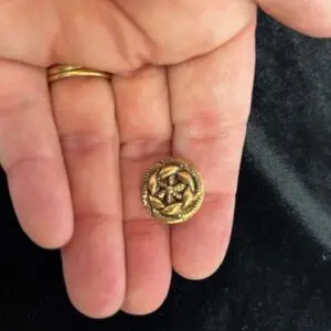 Gold Buttons Plaited 1.8cm Code Jam