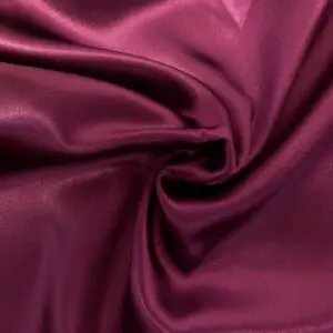 Silky Satin Fabric Finest Quality aubergine