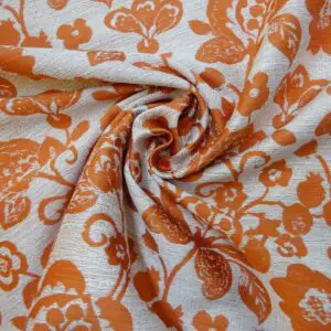 Curtain Fabric Upholstery Rusty Roses Cream