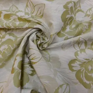 Curtain Fabric Rocky Rose Sage/Ivory