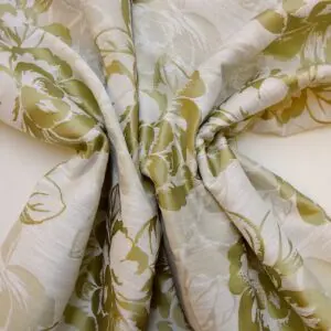 Curtain Fabric Rocky Rose Sage/Ivory