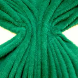 Faux Fur Fabric Hair Or The Mo Emerald Green