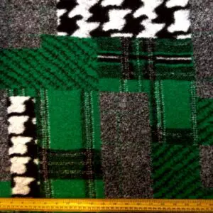 Coating Fabric Scottish Gambit Check Emerald