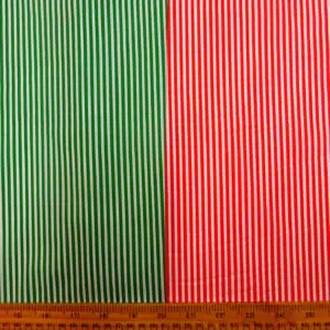 Polyester Cotton Fabric Toothbrush Stripe