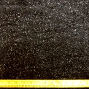 Sherpa Fleece Fabric Freddie Fleck Black