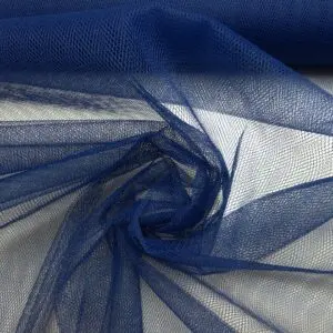 Dress Net Fabric Nylon French Navy