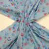 Polyester Cotton Fabric Anchorage Pale Blue