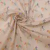 Polyester Cotton Fabric Zebra Multi Beige