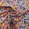 Cotton Fabric Floral Passion Teal