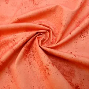 Curtain Fabric Suede Velvet Finish Settled Cork Coral