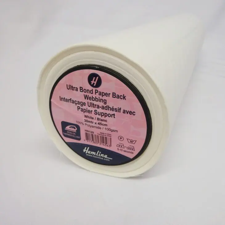Ultra Bond Interfacing Paper Back Webbing is a Bondaweb-type product